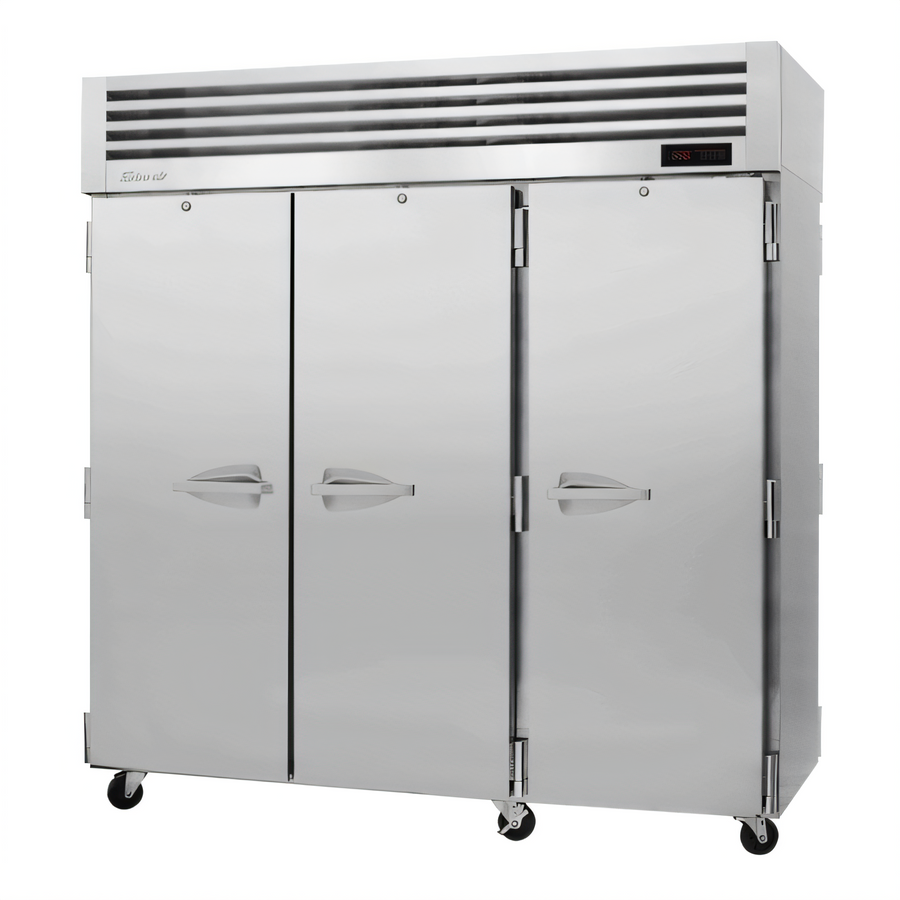 Product image #1 for Turbo Air PRO Series Pass-Thru Heated Holding Cabinet, 3-Section, 78.1 Cu. Ft., 6 Solid Doors