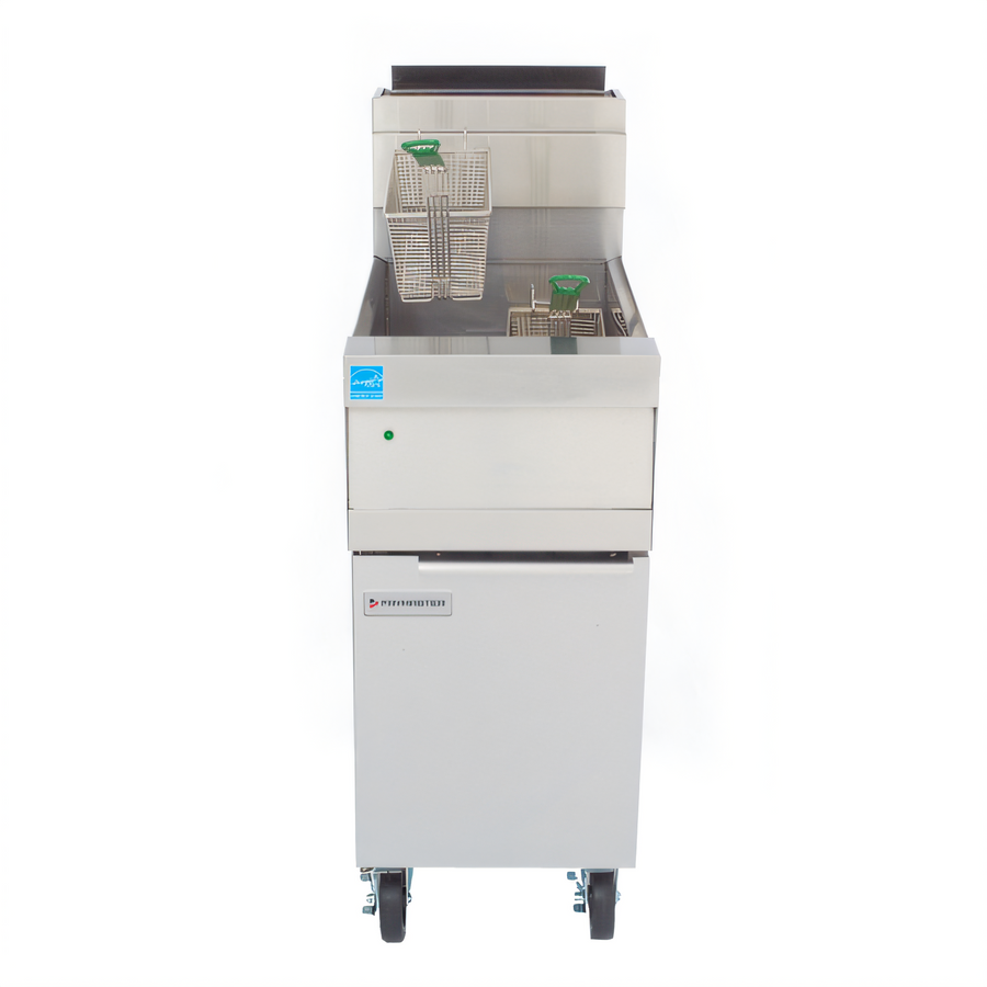 Product image #1 for Frymaster Decathlon HD High Efficiency Tube-Type 50-Lb. Gas Floor Fryer