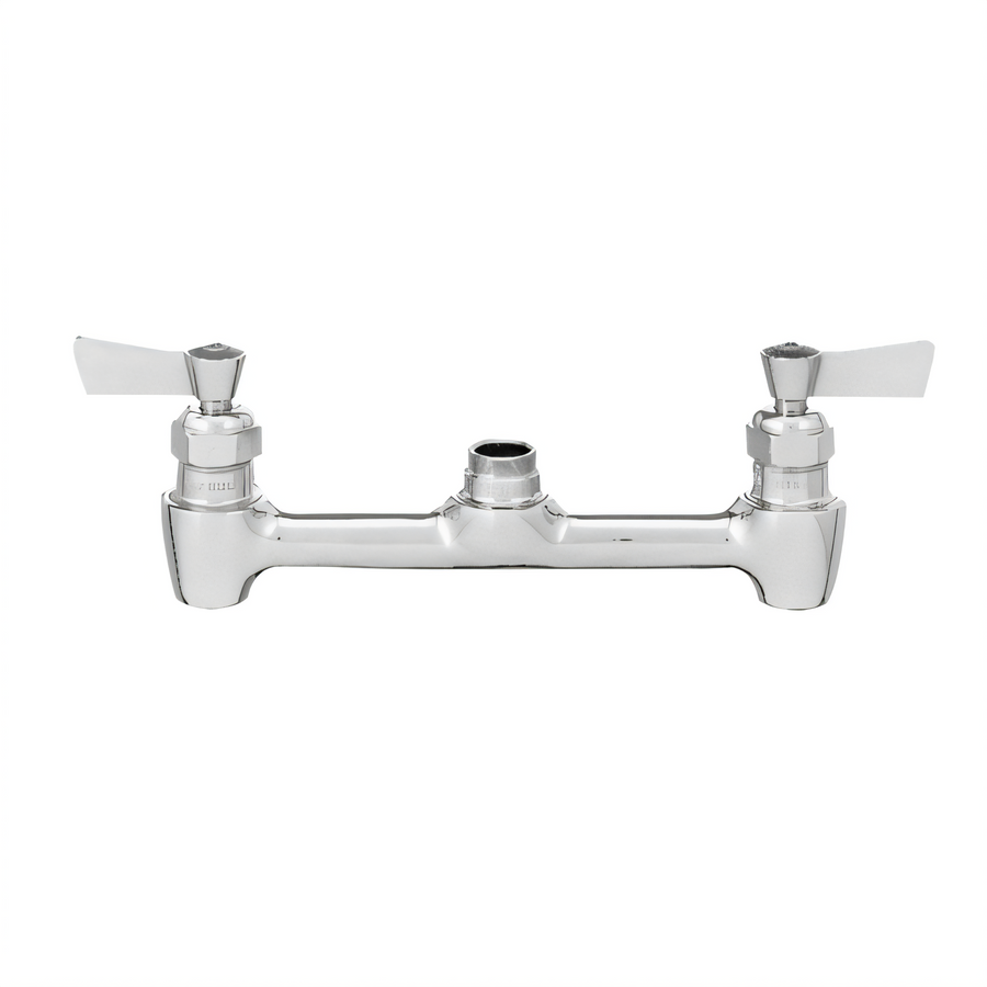 Product image #1 for Fisher 8-Inch Backsplash-Mount Brass Control Valve with Swivel Outlet and Lever Handles