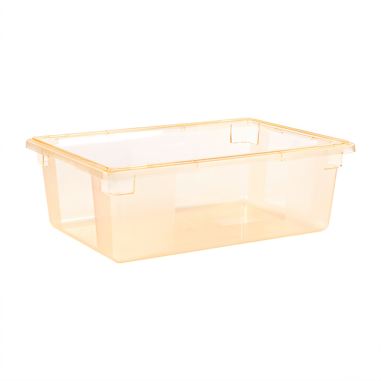 Product image #1 for StorPlus Yellow Color-Coded Polycarbonate Food Storage Box, 12.5 Gallon, 26 x 18 x 9 Inches