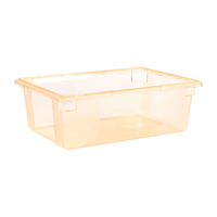 StorPlus Yellow Color-Coded Polycarbonate Food Storage Box, 12.5 Gallon, 26 x 18 x 9 Inches