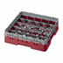 Thumbnail image #2 for Camrack® Full-Size 25-Compartment Glass Rack with Soft Gray Extender, Cranberry