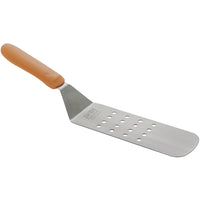 Winco 8-1/4 Inch x 2-7/8 Inch Perforated Flexible Offset Turner with Stainless Steel Blade and Nylon Handle