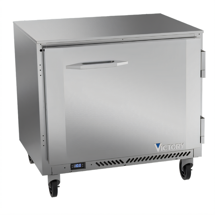 Product image #1 for Victory Refrigeration VUF36HC 36-Inch One-Section Undercounter Freezer, Rear-Mounted Self-Contained