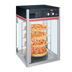 Thumbnail image #1 for Hatco Flav-R-Savor Tall Countertop Hot Food Holding and Display Cabinet with 1 Door and Rotating 4-Tier Circle Rack