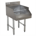 Thumbnail image #1 for Advance Tabco Underbar Basics Recessed Stainless Steel Drainboard for Glass Storage, 12 x 23 x 33 Inches
