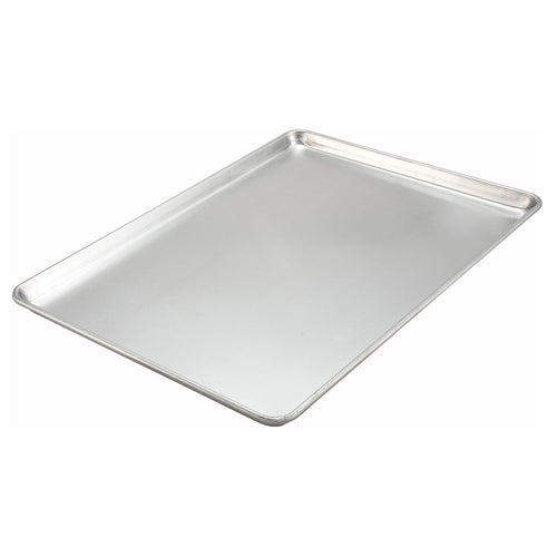 Product image #1 for Winco Quarter-Size Solid Sheet Pan, 10 x 13 Inch, 18-Gauge Aluminum, Closed Bead