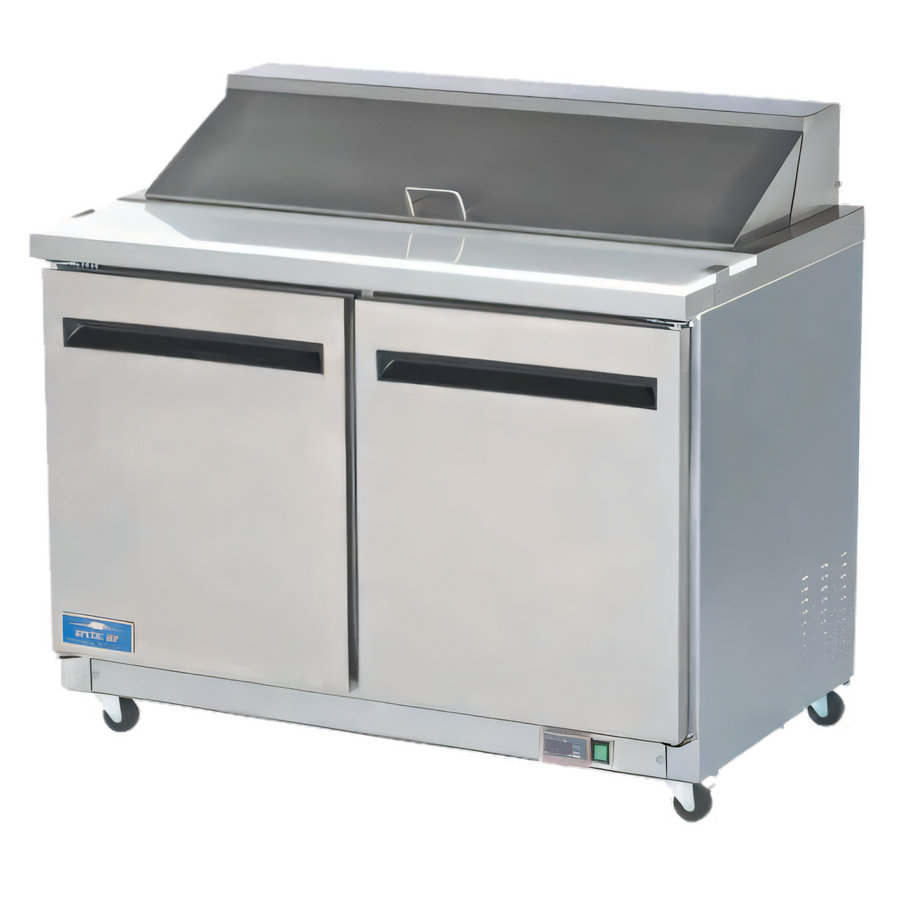 Product image #1 for Arctic Air AMT48R 48-1/4-Inch Refrigerated Mega-Top Sandwich/Salad Prep Table, 2-Section, 12 Cu. Ft.