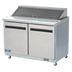 Thumbnail image #1 for Arctic Air AMT48R 48-1/4-Inch Refrigerated Mega-Top Sandwich/Salad Prep Table, 2-Section, 12 Cu. Ft.