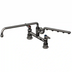 Thumbnail image #2 for EverSteel ULTRARINSE Stainless Steel 8-Inch Deck Mount Manual Mixing Faucet with 18-Inch Swing Nozzle and Swivel Spray Arm