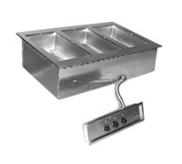 Eagle Group SGDI-3-240T 3-Well Electric Drop-In Hot Food Well, Wet or Dry, Without Drain, 12 x 20 Pan Capacity, 240V