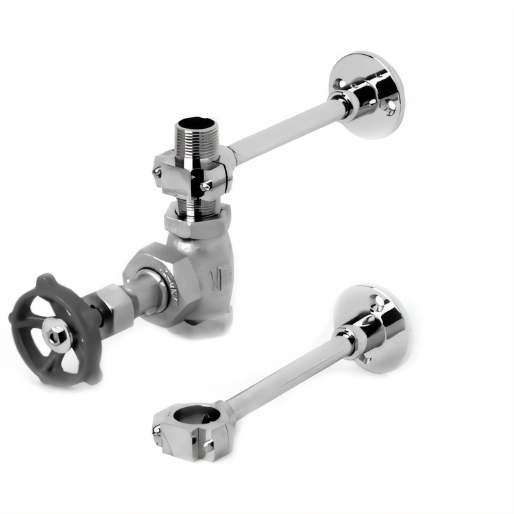 Product image #1 for T&S Brass Chrome-Plated Brass Mixing Valve Assembly, 3/4-Inch NPT