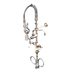 Thumbnail image #1 for EasyInstall Mini Pre-Rinse Faucet, Deck Mount, Single Hole, 8-Inch Swivel Add-On Nozzle