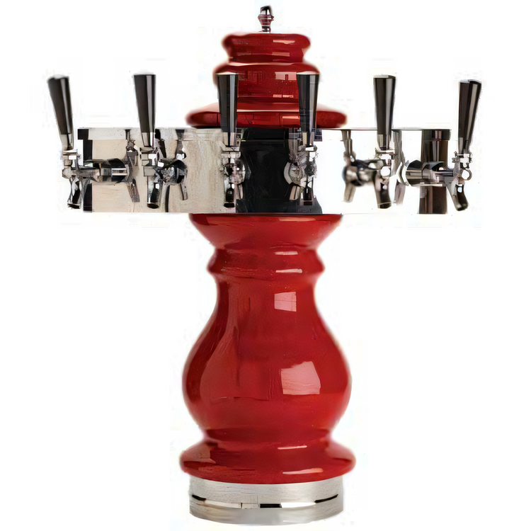 Product image #1 for Braumeister Countertop 6-Faucet Glycol-Cooled Ceramic Draft Beer Tower