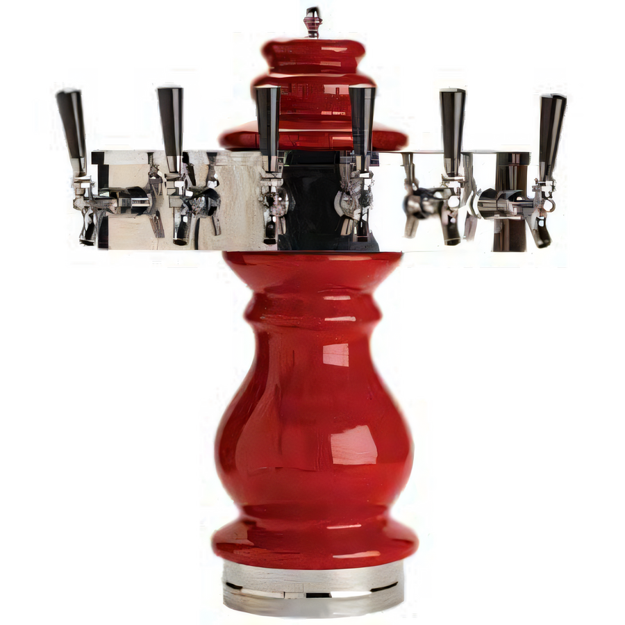 Product image #1 for Braumeister Countertop 6-Faucet Glycol-Cooled Ceramic Draft Beer Tower