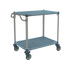 Thumbnail image #1 for MetroMax Q 24-Inch x 36-Inch x 40-Inch 2-Shelf Utility Cart with Open Grid Polymer Mat Shelves