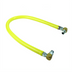 Thumbnail image #1 for Safe-T-Link 36 Inch Stainless Steel Braided Gas Connector Hose with 1 Inch Connection and SwiveLink Fittings