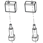 Thumbnail image #1 for RATIONAL 60.21.297 Mobile Oven Rack Height Extension Adapting Grid, 2-3/4-Inch, 304 Stainless Steel, 20-Half Size Pro/Classic