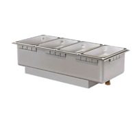 Hatco Drop-In 4/3-Size Rectangular Heated Well with Drain, Thermostatic Controls, Standard Watt