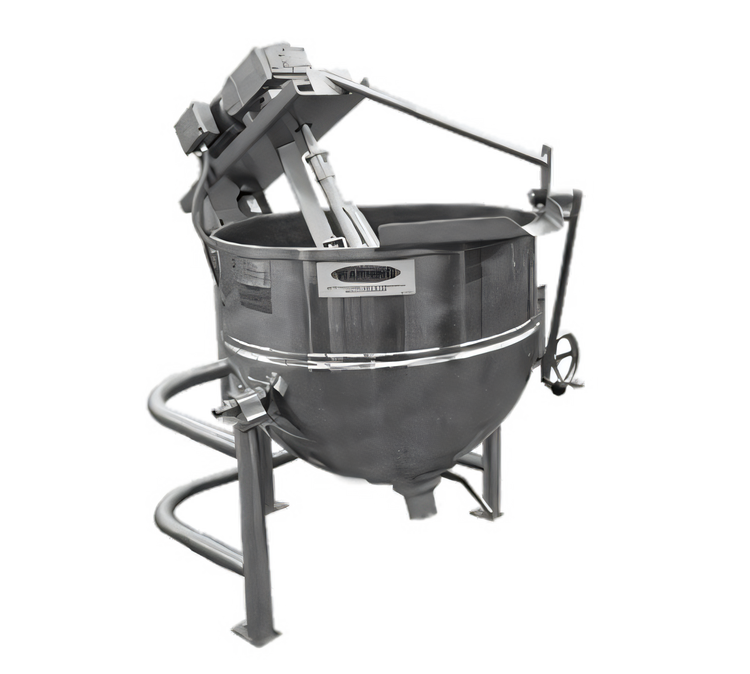 Product image #1 for Groen DL-60 INA/2 60-Gallon Direct Steam Tilting Cooker/Mixer Kettle with Inclined Agitator