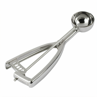 Vollrath #40 Round Bowl Disher with Universal Squeeze Handle, 7/8 oz., Stainless Steel