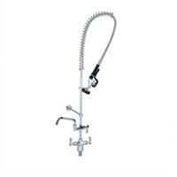 OptiFlow Lead-Free Deck-Mount Pre-Rinse Assembly with 8-Inch Add-On Faucet