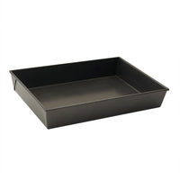 Winco Rectangular Non-Stick Cake Pan, 18 x 12 x 3 Inches, Aluminized Steel