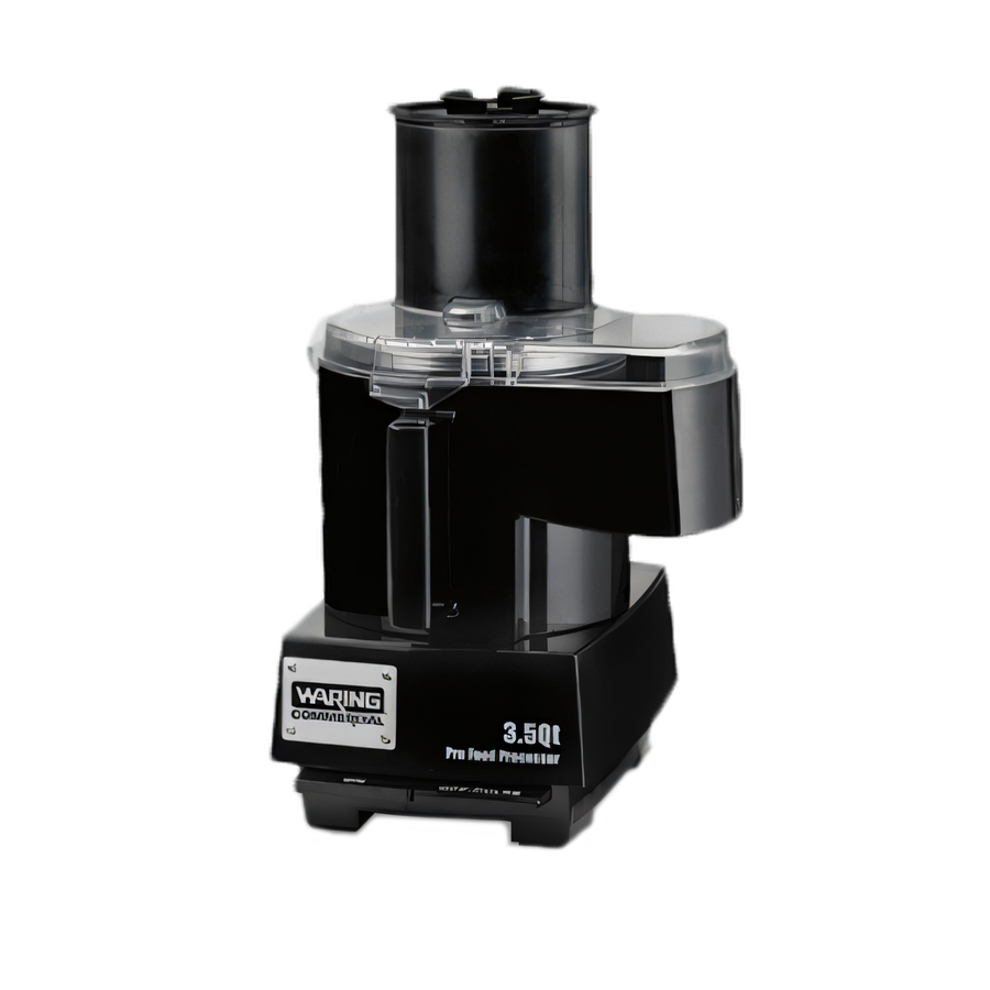 Product image #1 for Waring Commercial Combination Continuous-Feed and Batch Bowl Food Processor, 3.5 Qt, 1 HP, 120V