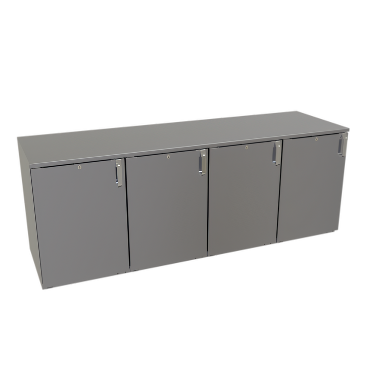 Product image #1 for Glastender 80-Inch Four-Section Low Profile Back Bar Dry Storage Cabinet