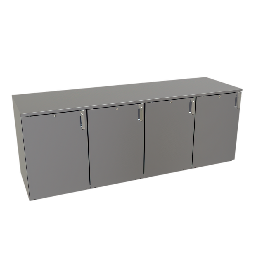 Product image #1 for Glastender 80-Inch Four-Section Low Profile Back Bar Dry Storage Cabinet