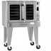 Thumbnail image #1 for Platinum Full-Size Single Deck Standard-Depth 50,000 BTU Gas Convection Oven with Touchscreen Controls and Independent Doors