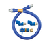 Thumbnail image #1 for Dormont Blue Hose 3/4-Inch I.D. x 48-Inch Moveable Gas Connector Hose Assembly with Double Swivel MAX and Safety Quik