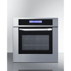 Thumbnail image #1 for Summit Commercial Summit Appliance SEW24SSX 24-Inch Built-In Electric Convection Wall Oven, 2.5 Cu. Ft., Stainless Steel, Digital Controls