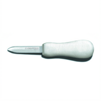 Dexter-Russell Sani-Safe 2-3/4 Inch New Haven Pattern Oyster Knife with White Polypropylene Handle