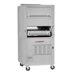 Thumbnail image #1 for Southbend (Middleby) Platinum P32N-171 32-Inch Single-Deck Gas Infrared Upright Broiler with Warming Oven, Modular Mount