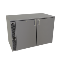 Glastender F1SL44 One-Zone Side-Serviced Low-Profile 44-Inch Wide Two-Section Glass Froster