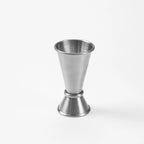 Thumbnail image #1 for American Metalcraft JG14 Stainless Steel Satin Finish Rolled Edge Jigger, 1/2 oz. x 1-1/4 oz. Case of 240