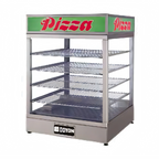 Thumbnail image #1 for Doyon Baking Equipment (Middleby) DRP4 Countertop Hot Food Display Warmer, 4-Shelf, 4-Pizza Capacity, Stainless Steel & Tempered Glass