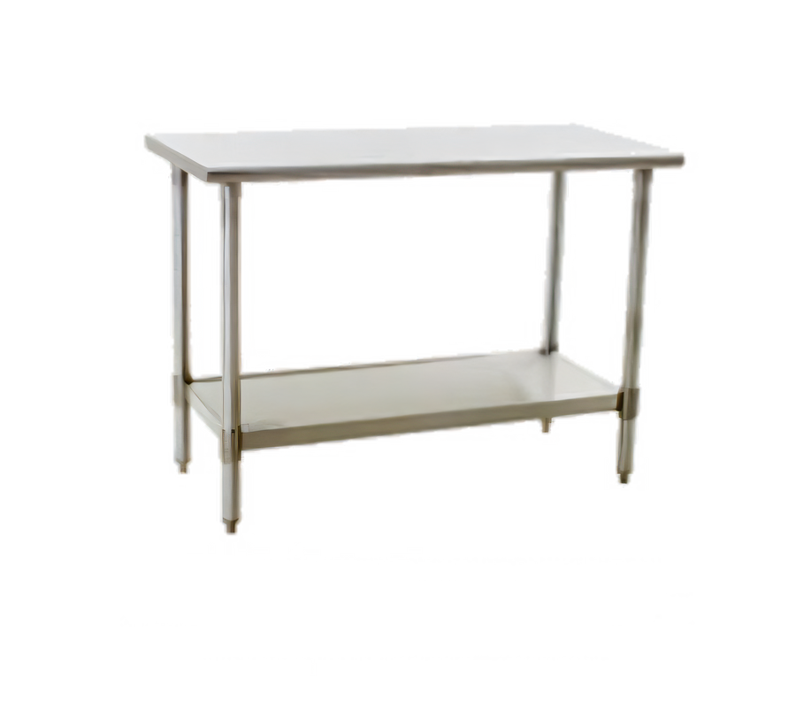 Product image #1 for Eagle Spec-Master 48-Inch x 30-Inch Flat Top Stainless Steel Work Table with Adjustable Undershelf