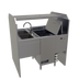 Thumbnail image #1 for Glastender Disassembly Style Pass-Thru Cocktail Station with Glasswasher, 42 Inch Wide, Rightward Workflow