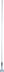 Thumbnail image #1 for Sparta® 60-Inch White Fiberglass Dust Mop Handle with Clip-On Connector