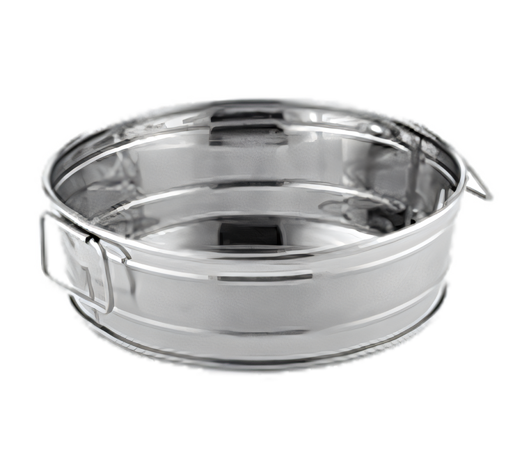 Product image #1 for American Metalcraft Stainless Steel Round Tub with Handle, 88 oz., Satin and Mirror Finish