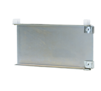 Eagle Group 24 Inch Stainless Steel Double Knob Foot Bracket for Cantilevered Shelving Systems