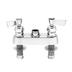 Thumbnail image #1 for Fisher Deck Mount Brass Control Valve with 4-Inch Centers, Rigid Outlet and Swivel Stems
