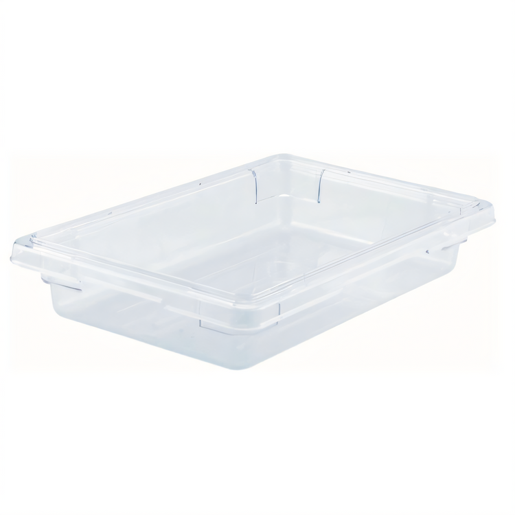 Product image #2 for Winco Full-Size Clear Polycarbonate Food Storage Box, 3-1/2 Inch Deep, 5 Gallon