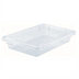 Thumbnail image #2 for Winco Full-Size Clear Polycarbonate Food Storage Box, 3-1/2 Inch Deep, 5 Gallon