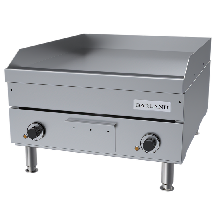 Product image #1 for Garland E24 Series Heavy-Duty 24-Inch Countertop Electric Griddle, 8.0 kW, Thermostatic Controls