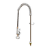 Thumbnail image #1 for T&S Brass Single-Hole Deck Mount Dummy Pre-Rinse Unit with 24-Inch Riser and 44-Inch Flexible Hose