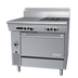 Thumbnail image #1 for Garland Cuisine Series 36-Inch Heavy Duty Gas Combination Top Range with 2 Open Burners, 18-Inch Hot Top, and Convection Oven