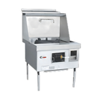 Thumbnail image #1 for Town Equipment MasterRange M-1-SS One-Chamber Gas Wok Range with Cast Iron Brick-Lined Chamber, Stainless Steel Sides, and Swing Faucet